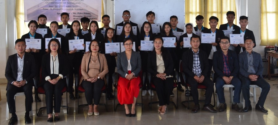 Department of History, Modern College, Kohima organized state level inter-college students’ seminar on April 21 and 22. 